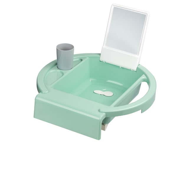 Miniatyrbillede 1 af 4: Rotho Babydesign Rotho Kiddy Wash baby badekar Polypropylen (PP) Grøn, Grå, Hvid