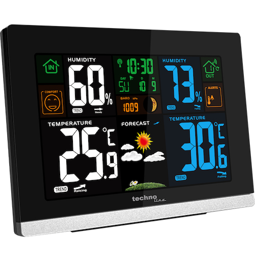 Technoline WS 6462 digitaalinen sääasema Musta LCD Akku
