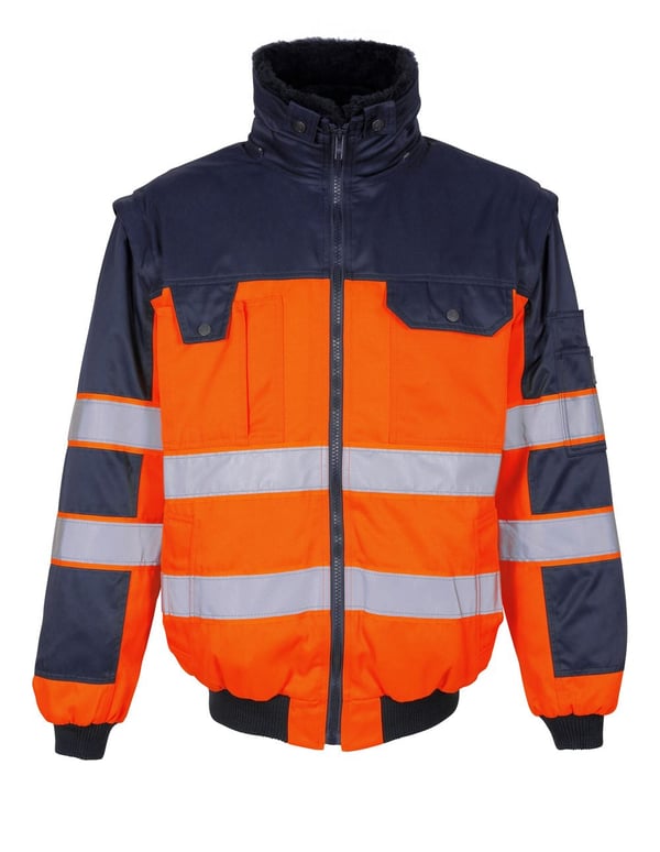 Miniatyrbillede 1 af 2: MASCOT 00920-660-141-S Jakke Marineblå, Orange