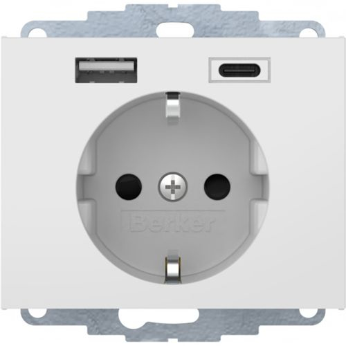Berker K.1 SSD MED 1X USB A/1X USB C / BERKER 48047009