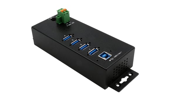 Miniatyrbild 1 av 5: EXSYS EX-1186HMVS-2 gränssnittshubbar USB 3.2 Gen 1 (3.1 Gen 1) Type-B 5000 Mbit/s Svart