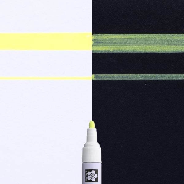 Miniatyrbillede 3 af 5: Sakura XPSKA302 marker og tush-pen Gul 1 stk