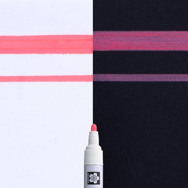 Miniatyrbillede 4 af 5: Sakura XPSKA319 marker og tush-pen Rød 1 stk