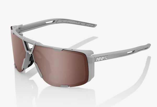 100% Eastcraft Soft Tact Cool Grey solbrille Aviator