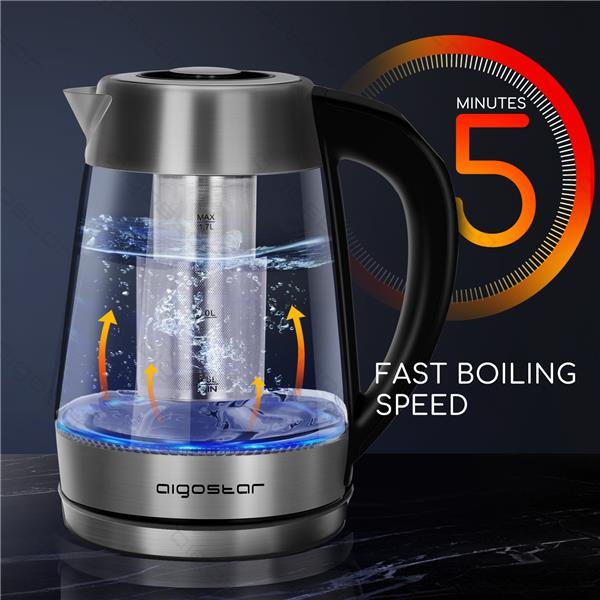 Aigostar 30OSU elkedel 1,7 L 2200 W