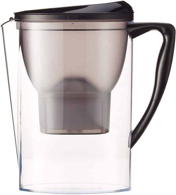 Miniatyrbild 1 av 5: AmazonBasics 1030401 vattenfilter Vattenfilter till dispenser 2,3 l Svart, Transparent