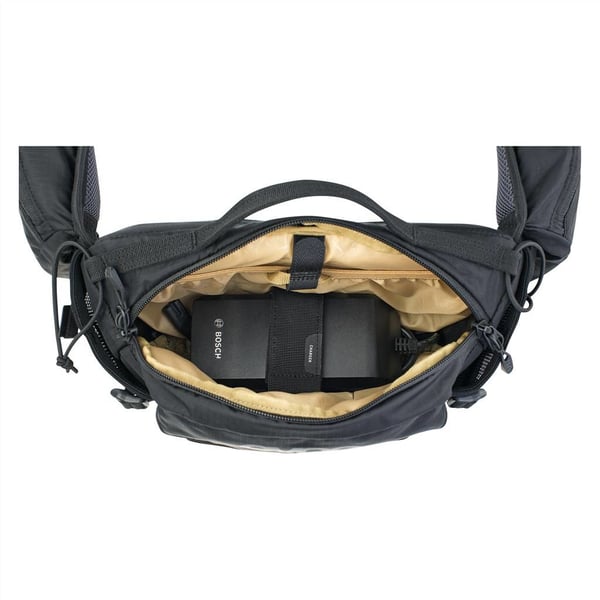 Miniatyrbild 5 av 8: EVOC Hip Pack Pro E-Ride midjeväska Nät, Nylon, Ripstop Svart