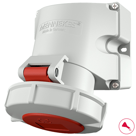 Mennekes CEE-VÆGSTIKKONTAKT TWINCONTACT / MENNEK AM 9182 5X32A IP67 AM 9182 Mennekes CEE-VÆGSTIKKONTAKT TWINCONTACT / MENNEK AM 9182 5X32A IP67 AM 9182