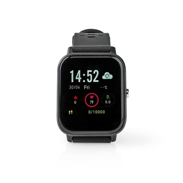 Nedis BTSW002BK Smartwatch og sportsur 3,56 cm (1.4") LCD Digital Sort