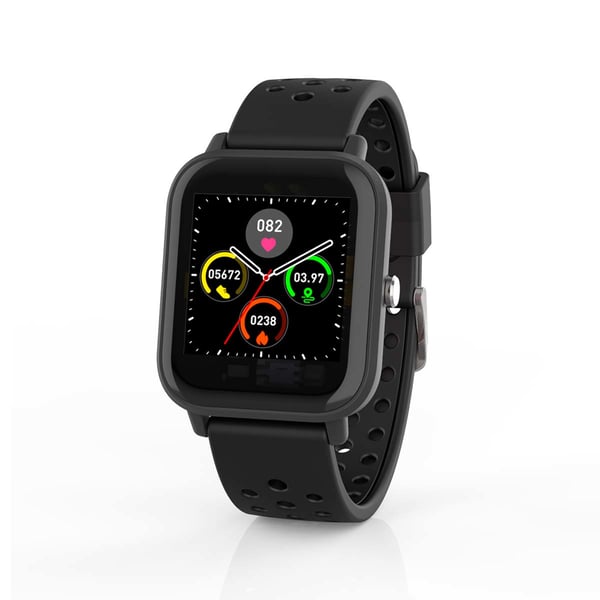 Nedis BTSW002BK Smartwatch og sportsur 3,56 cm (1.4") LCD Digital Sort