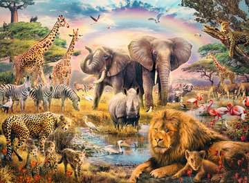 Ravensburger 13284 puslespil 100 stk Dyr