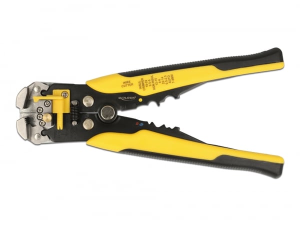 Miniatyrbillede 3 af 3: DeLOCK 90553 kabelklipper Værktøjssæt Sort, Gul