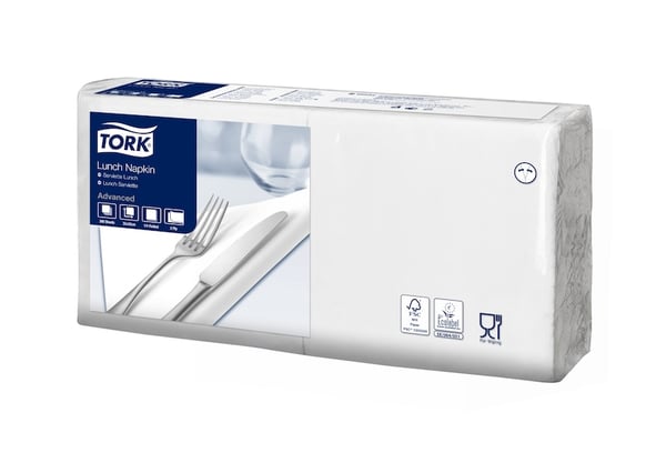 Miniatyrbild 1 av 4: Tork 477149 pappersnäsdukar Vit 200 styck