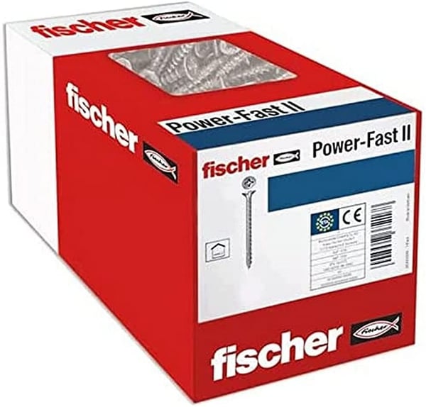 Fischer 670290 skruvar/muttrar 25 mm 1000 styck Skruv