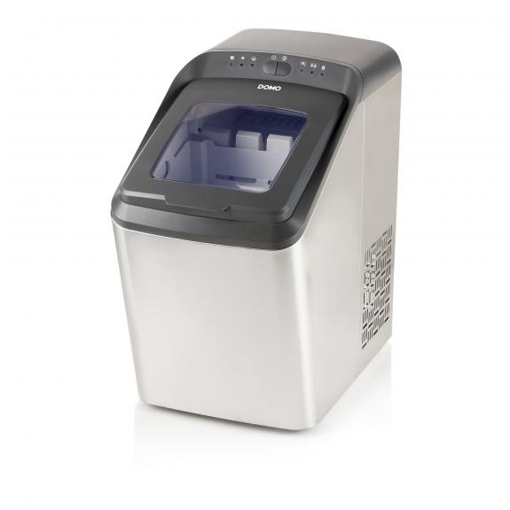 Domo DO9247IB maskine til isklump Indbygget/fritstående isterningefremstiller 15 kg/24t Sort, Rustfrit stål