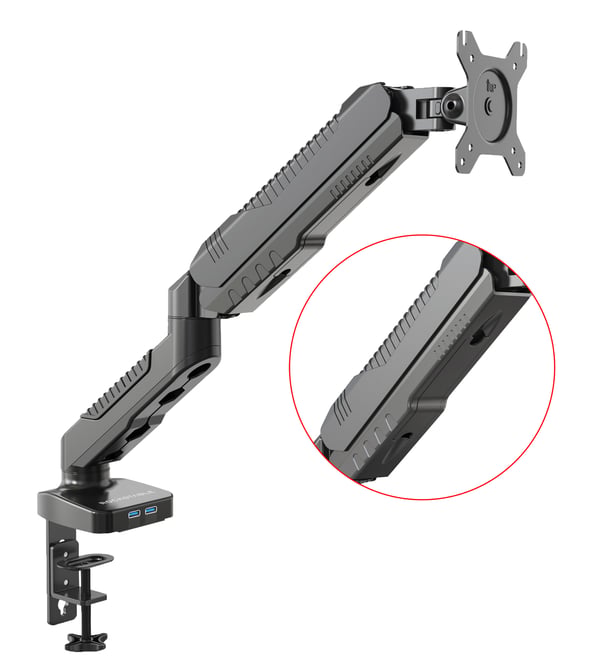 Rockstable RS-MM006 fäste och ställ till bildskärm 68,6 cm (27") Bord Svart