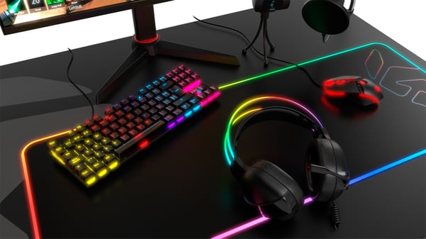 Krom Kasic TKL näppäimistö Pelaaminen USB Musta
