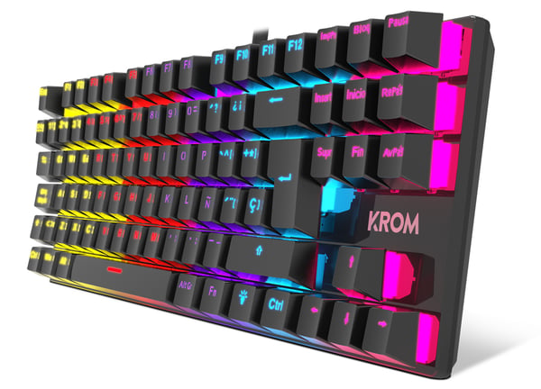 Krom Kasic TKL näppäimistö Pelaaminen USB Musta