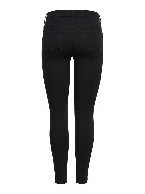 Miniatyrbillede 7 af 8: ONLY ONLKENDELL Mid waist Skinny Fit Ankle length Jeans Sort