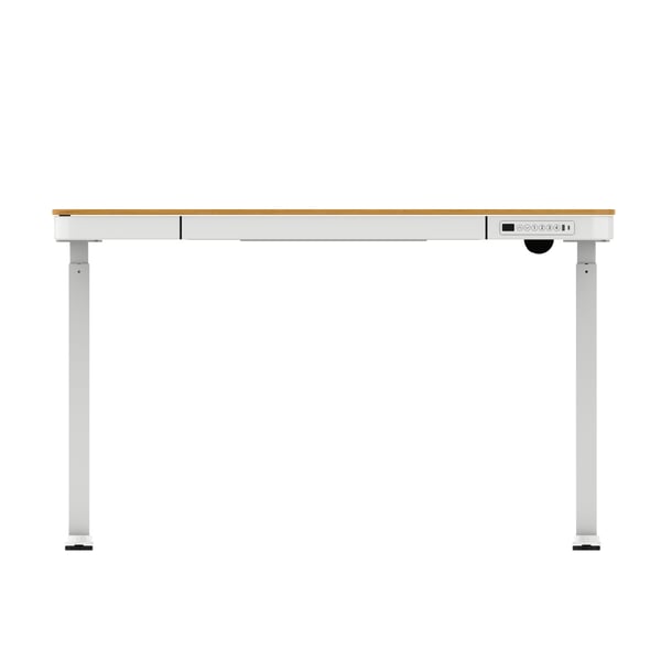 Miniatyrbillede 7 af 9: Tuckano Elektrisk højdejusterbart skrivebord ET119W-C hvid/egetræ