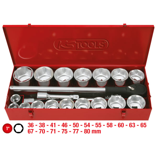 KS Tools 911.0822 hylsnyckelsats Hylssats