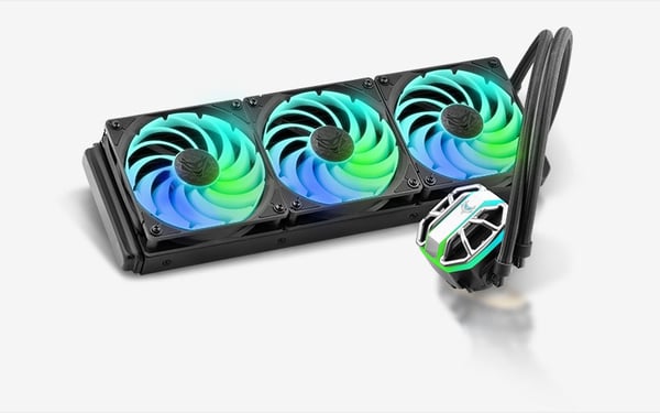 Sapphire NITRO+ S360-A AIO Processor Væskekølingssæt 12 cm Sort 1 stk