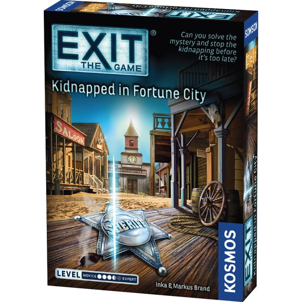 Miniatyrbillede 1 af 3: Thames & Kosmos EXIT: Kidnapped in Fortune City Brætspil