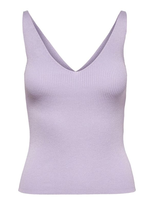ONLY 15180497 Tanktop V-hals Ærmeløs Nylon, Viskose