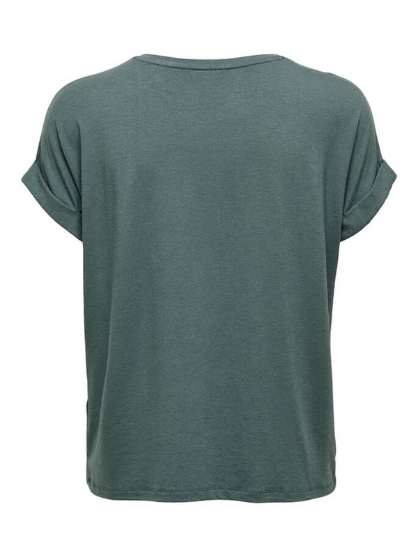 ONLY 15106662 T-shirt Rund halsudskæring Kort ærme Elastin, Polyester, Viskose