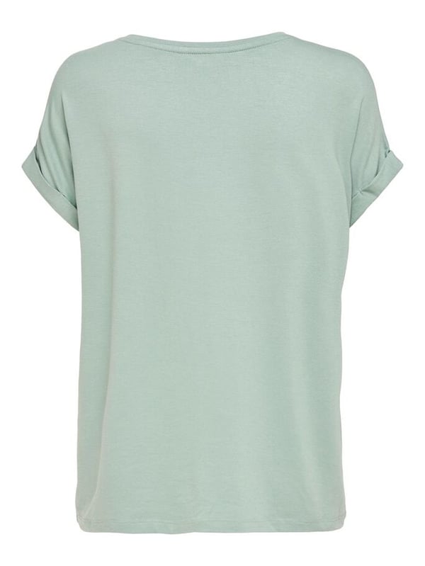 ONLY 15106662 T-shirt Rund halsudskæring Kort ærme Elastin, Polyester, Viskose