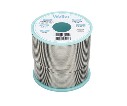 Miniatyrbild 1 av 4: Weller WSW SC L0 1,2mm, 500g, SN0,7CU3,5% Lödtråd
