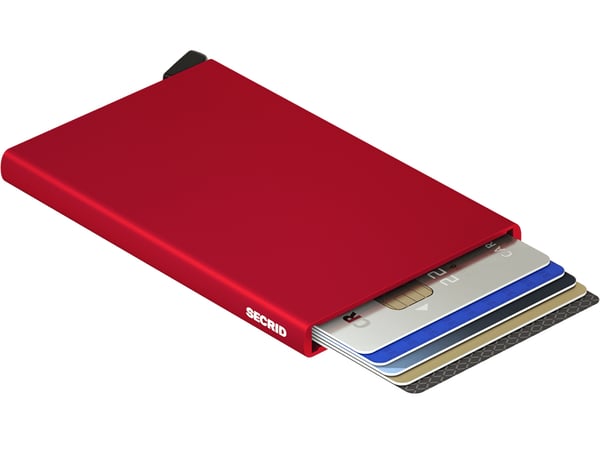 Miniatyrbild 2 av 2: Secrid Cardprotector Kortfodral Röd Aluminium