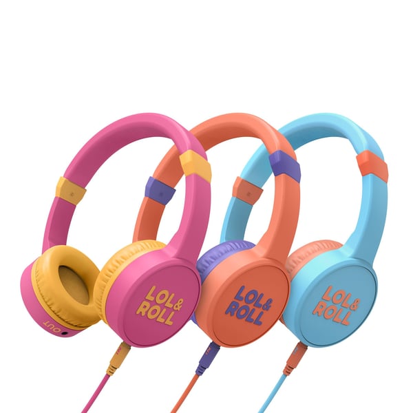 Miniatyrbillede 2 af 7: Energy Sistem Lol&Roll Pop Headset Ledningsført Musik Orange, Lilla