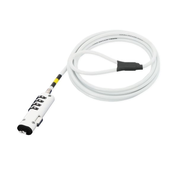 Mobilis 001330 kabellås Hvid 1,8 m