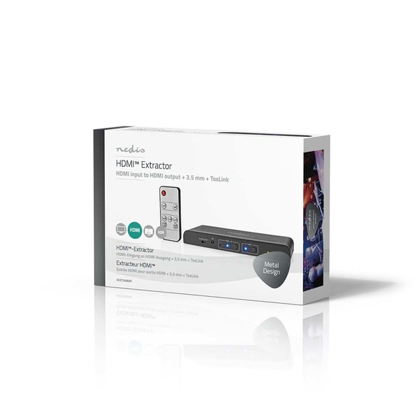 Miniatyrbild 7 av 10: Nedis VEXT3480AT videosignalomvandlare Aktiv videokonverterare 3840 x 2160 pixlar