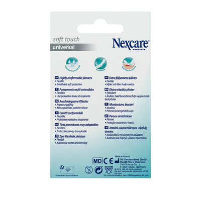 Pikkukuva 5 / 8: Nexcare 7100225020 itseensä tarttuva tukiside 2,5 x 7,2 cm 20 kpl