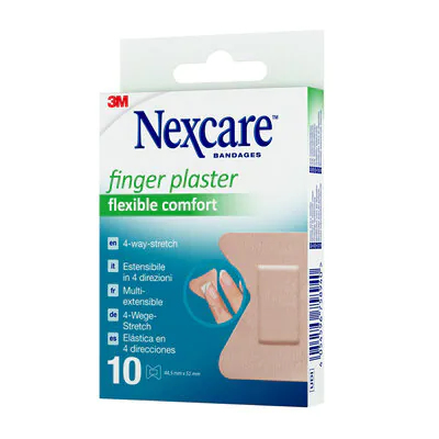 Nexcare 7100227238 klæbende bandage 4,45 x 5,1 cm 10 stk