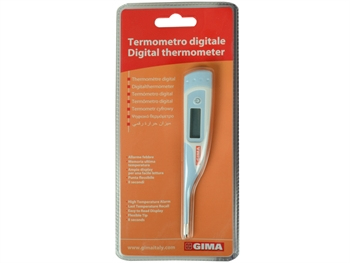 GIMA 25556 digital kropstermometer Kontakttemperatur Blå, Hvid Oral, Rektal, Underarm Knapper