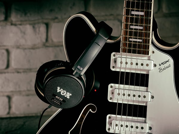 Pikkukuva 4 / 4: VOX Electronics VGH AC30 Kuulokkeet Langallinen & langaton Pääpanta Musiikki Musta
