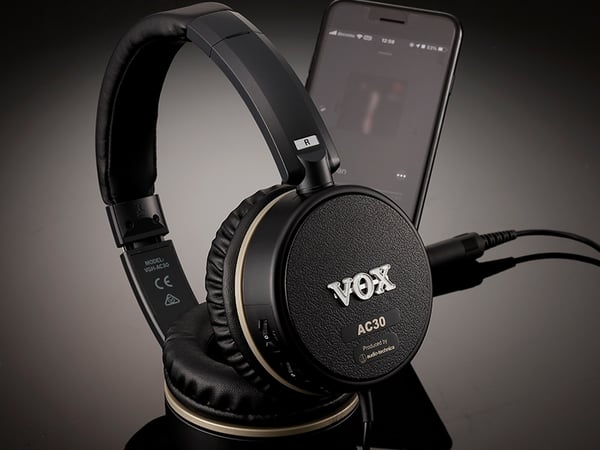 Pikkukuva 2 / 4: VOX Electronics VGH AC30 Kuulokkeet Langallinen & langaton Pääpanta Musiikki Musta