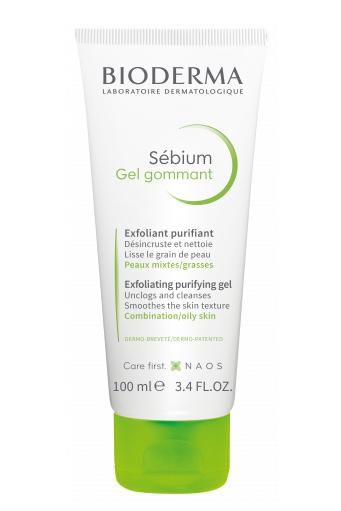 Bioderma Sébium Gel gommant Rengöringsgel Kvinna 100 ml
