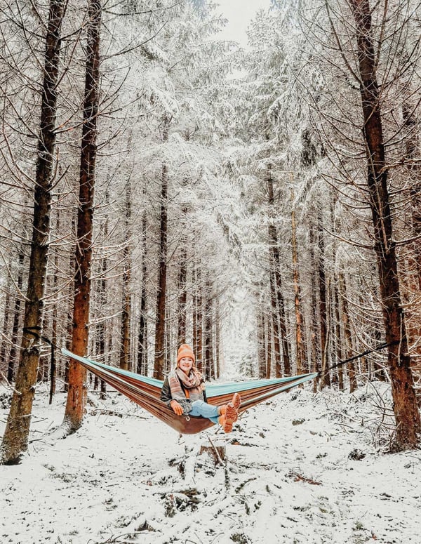 AMAZONAS AZ-1030186 hængekøje Hængende hængekøje 1 person(er) Nylon Brun, Turkis