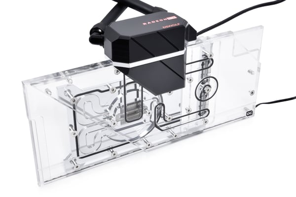 Miniatyrbild 6 av 7: Alphacool Eiswolf 2 AIO Grafikkort Allt-i-ett vätskekylare 12 cm Svart, Transparent 1 styck