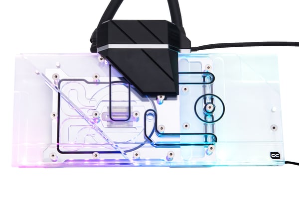 Miniatyrbild 3 av 7: Alphacool Eiswolf 2 AIO Grafikkort Allt-i-ett vätskekylare 12 cm Svart, Transparent 1 styck