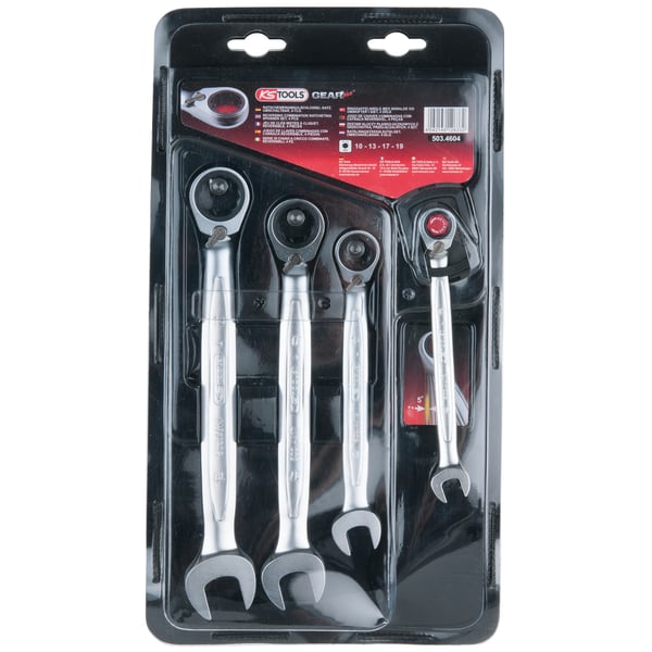 KS Tools 503.4604 rachet skruenøgle Krom-vanadium-stål 72 stk