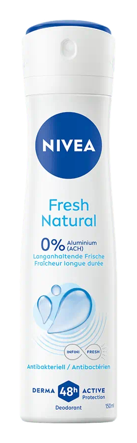 Miniatyrbild 1 av 2: NIVEA Fresh Natural Deo Spray Kvinna Spraydeodorant 150 ml 1 styck