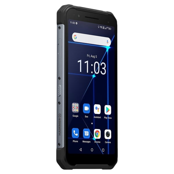 myPhone Hammer Construction 15,2 cm (6") Kaksois-SIM Android 12 4G USB Type-C 6 GB 128 GB 6000 mAh Musta, Hopea