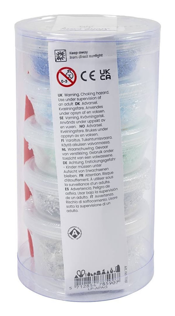 Creativ Company 79161 forbrugsvare til modellering Modellering ler Forskellige farver 5 stk