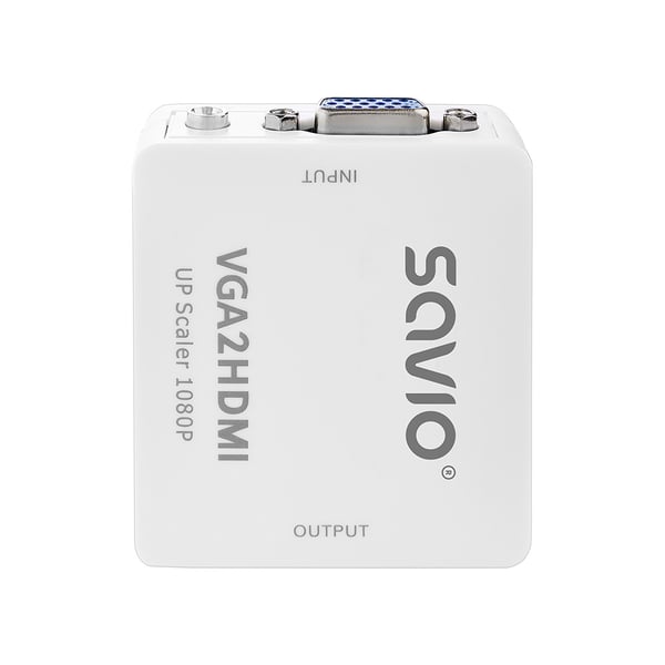 Savio CL-110 Konwerter/Adapter VGA-> HDMIFull HD/1080p 60Hz interface-kort/adapter HDMI