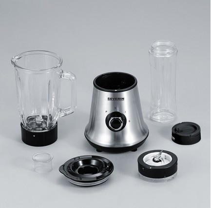 Miniatyrbild 4 av 6: Severin SM 3737 mixer 1 l Bänkmixer 500 W Rostfritt stål